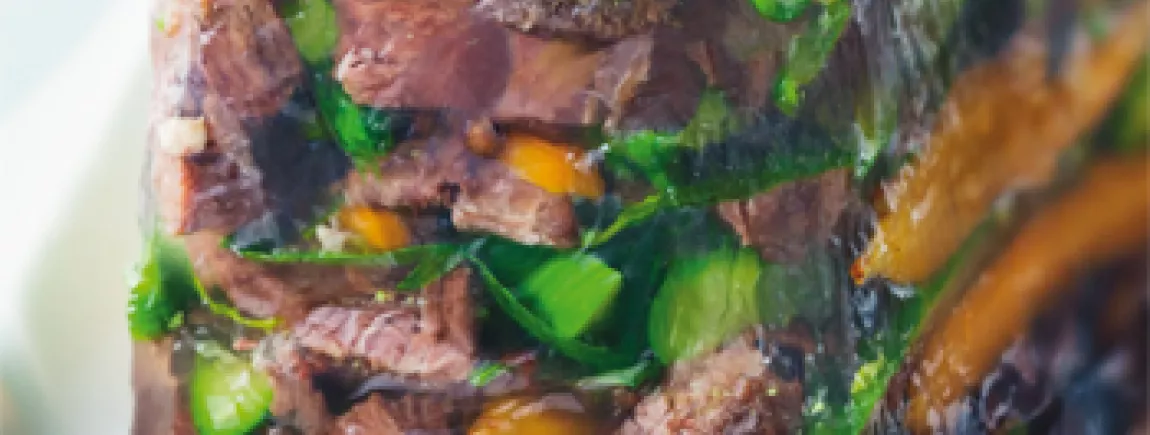 Terrine de joue de boeuf à l'estragon