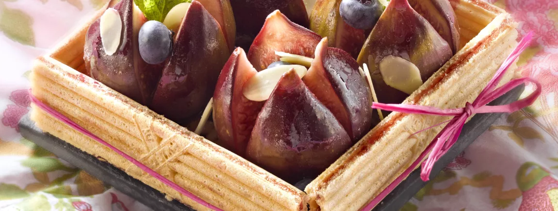 Petites cagettes de figues avec Paille d’Or®