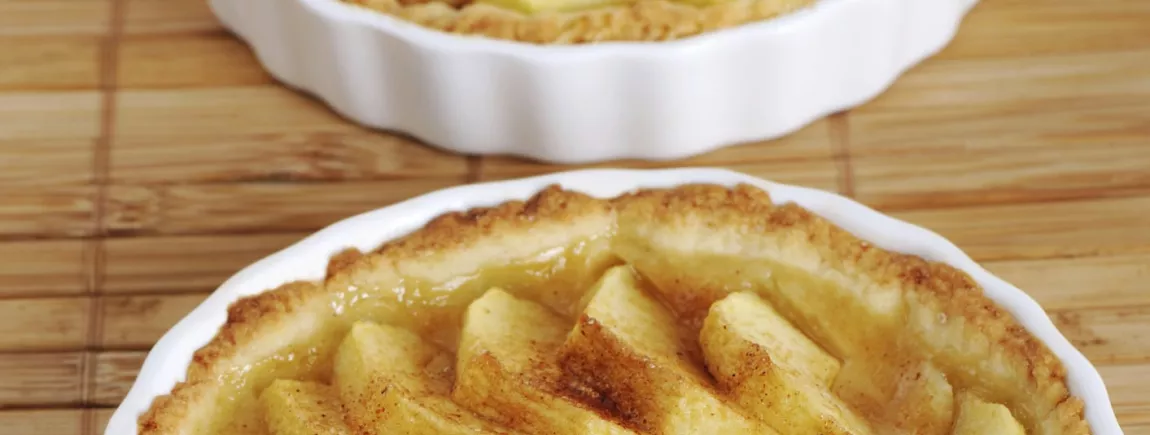 Tarte aux pommes, melon et kiwis avec Planta Fin®