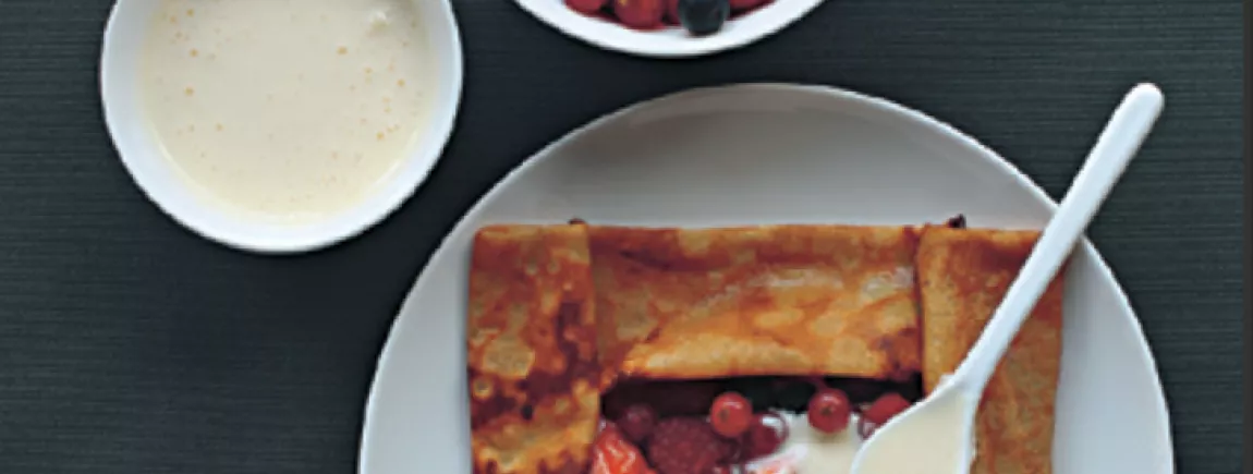 Crêpes aux fruits rouges avec Maïzena® Crêpes aux fruits rouges avec Maïzena®